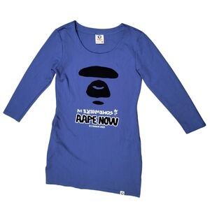 BAPE Women's Blue - Long Sleeve Dress
